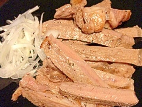 ステーキ肉で簡単タタキ